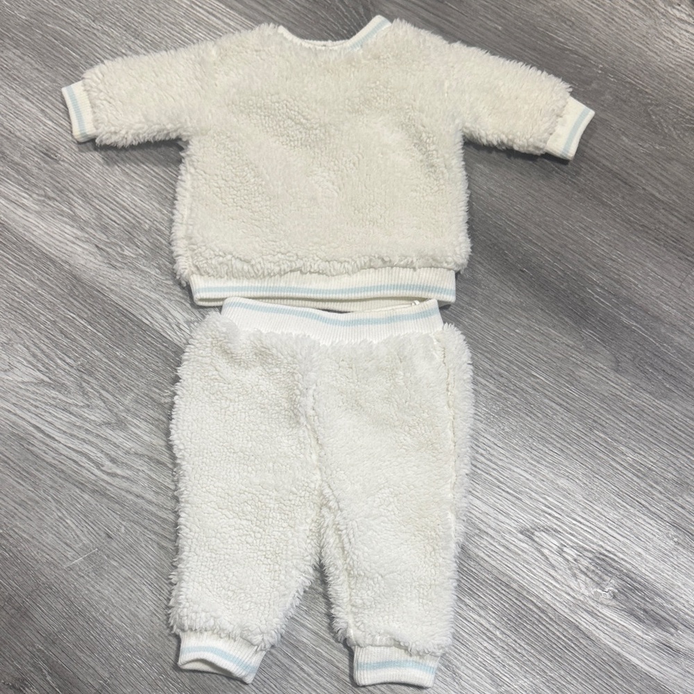 Indigo Baby Sherpa Matching Set